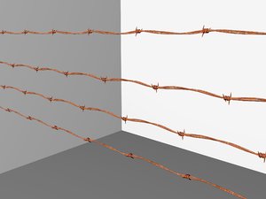 barbed wire 3D model