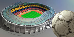 3D grand stadium model