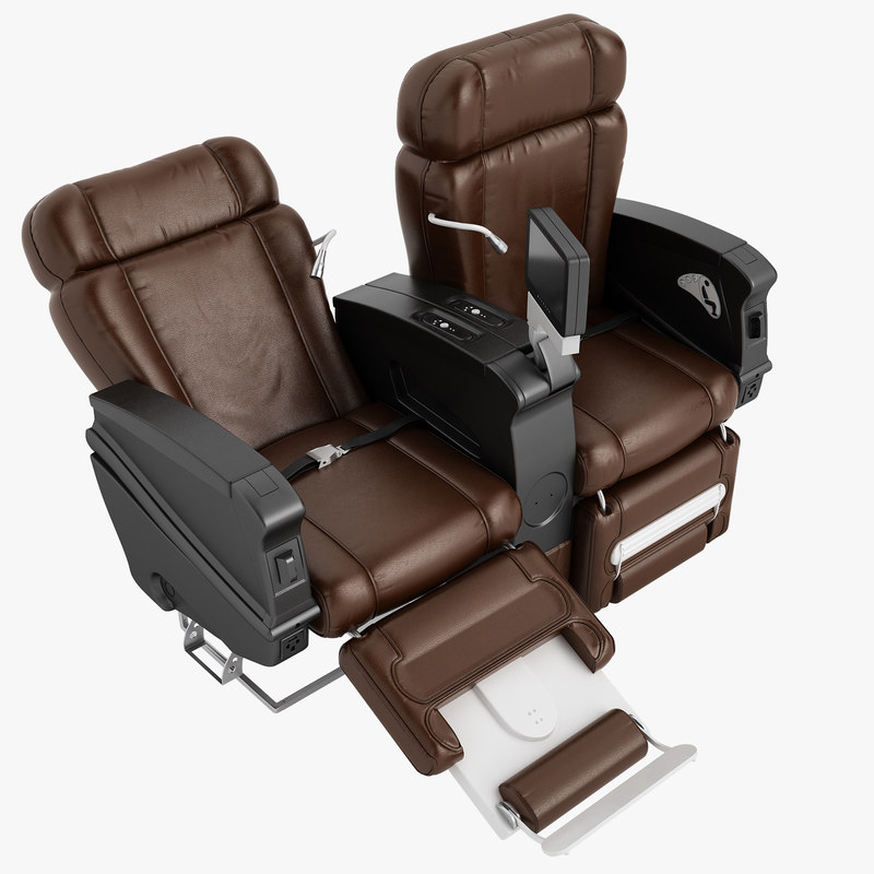 Class airplane chair 3D model - TurboSquid 1274092