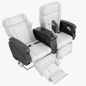 3D model class airplane chair