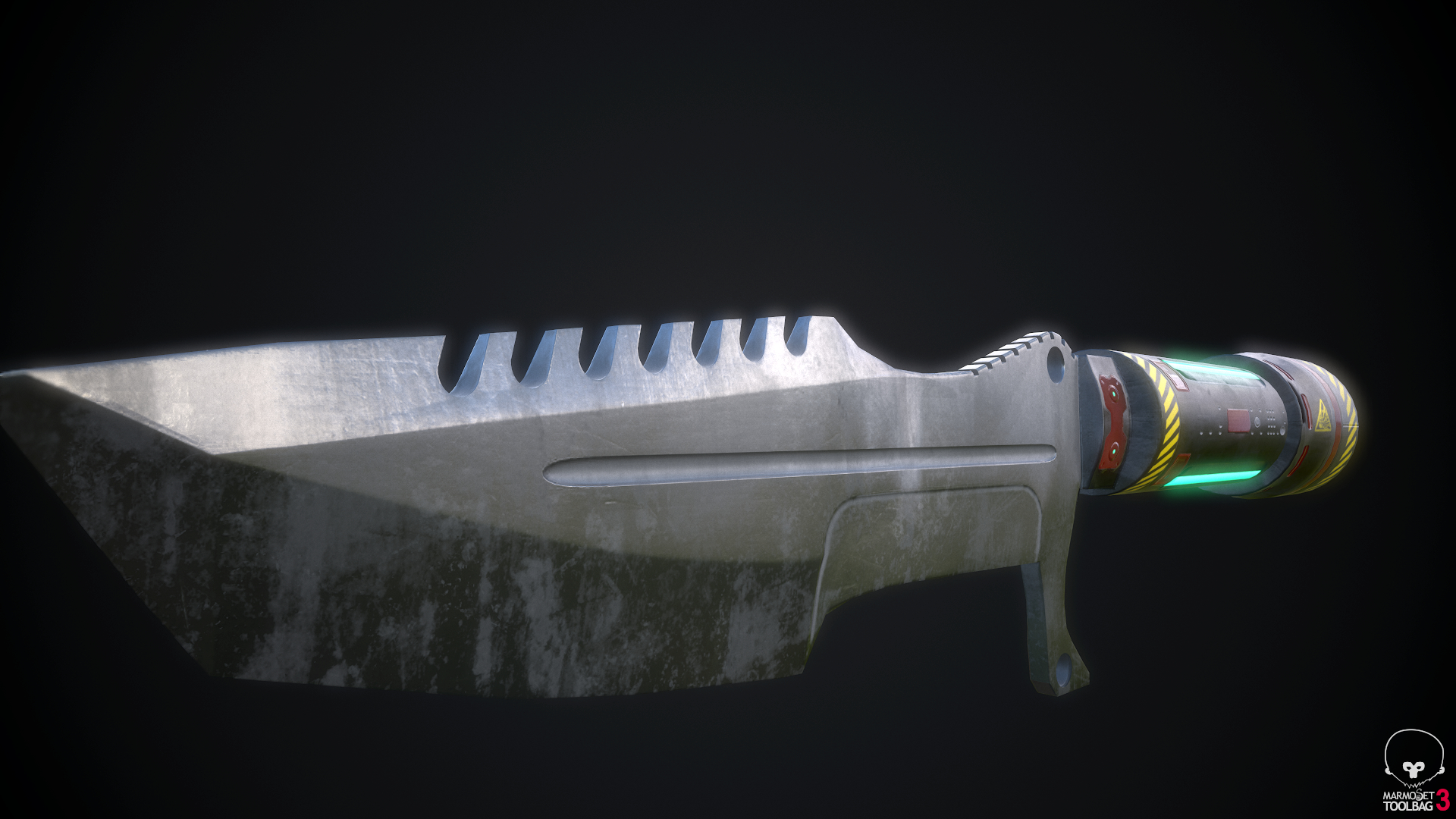 3D scifi exploding throwing knife TurboSquid 1274210