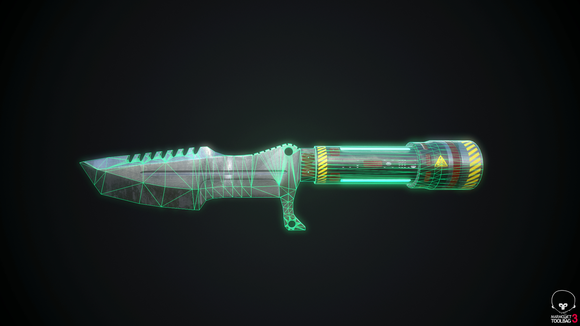 3D scifi exploding throwing knife TurboSquid 1274210