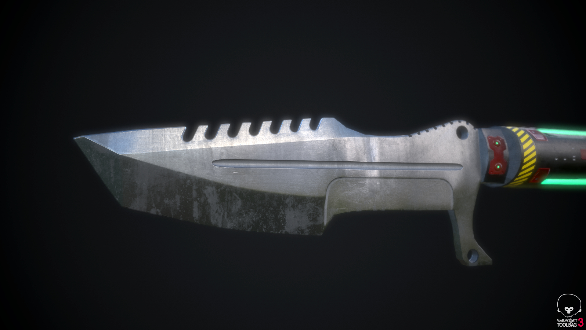 3D scifi exploding throwing knife TurboSquid 1274210