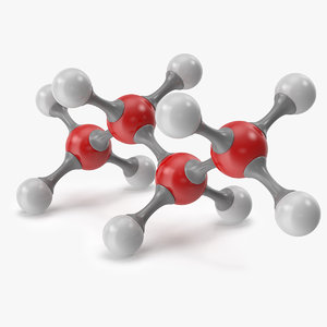 3D model butane molecular