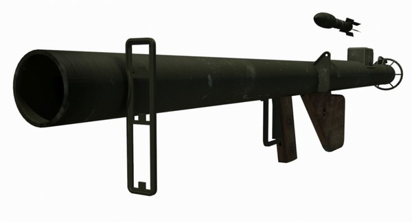 3d Bazooka M1 Turbosquid 1274592