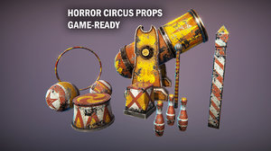 circus props 3D model