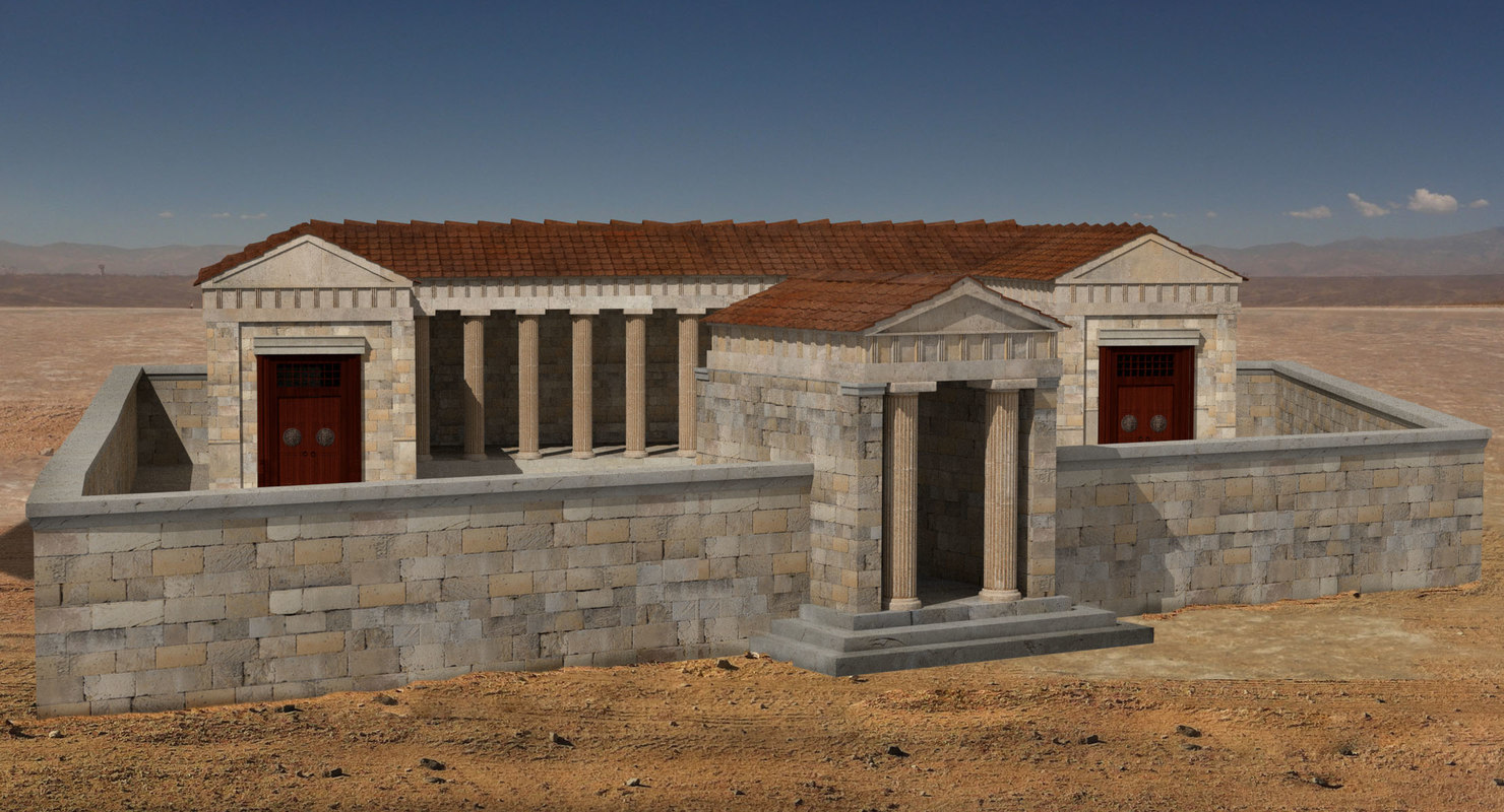 3D brauroneion sanctuary acropolis model - TurboSquid 1274788