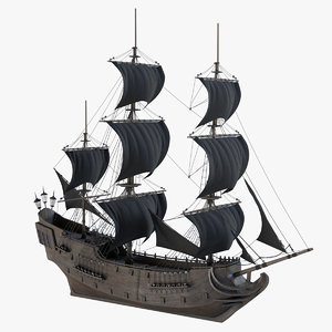 ship black pearl 3D