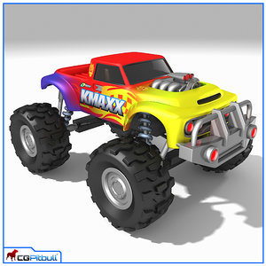 3D monster truck