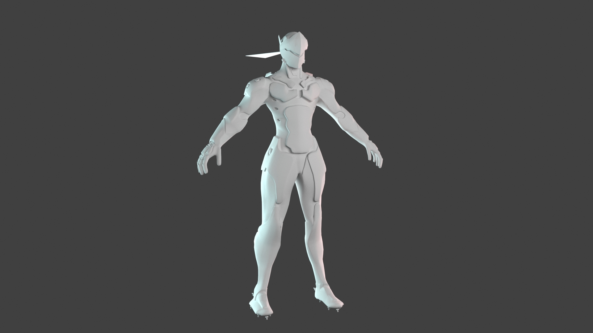 3d Model Overwatch Genji Turbosquid 1275073