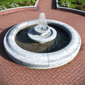water fountain 3D model