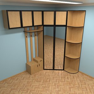 cupboard hallway model
