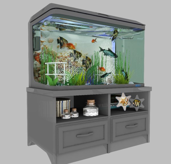 3d Aquarium Models Turbosquid