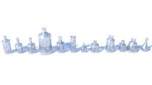 small bottles 3D model