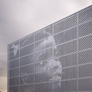 3D architectural perforated metal