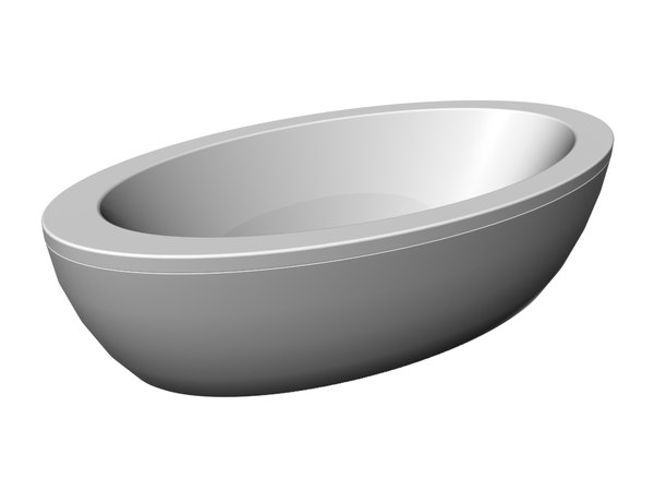 blender free bathtub 3d model