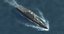 3D model zumwalt class stealth destroyer
