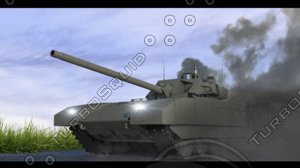 tank t-14 armata 3D model