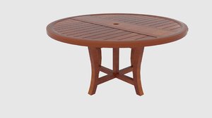 wooden folding table 2 model