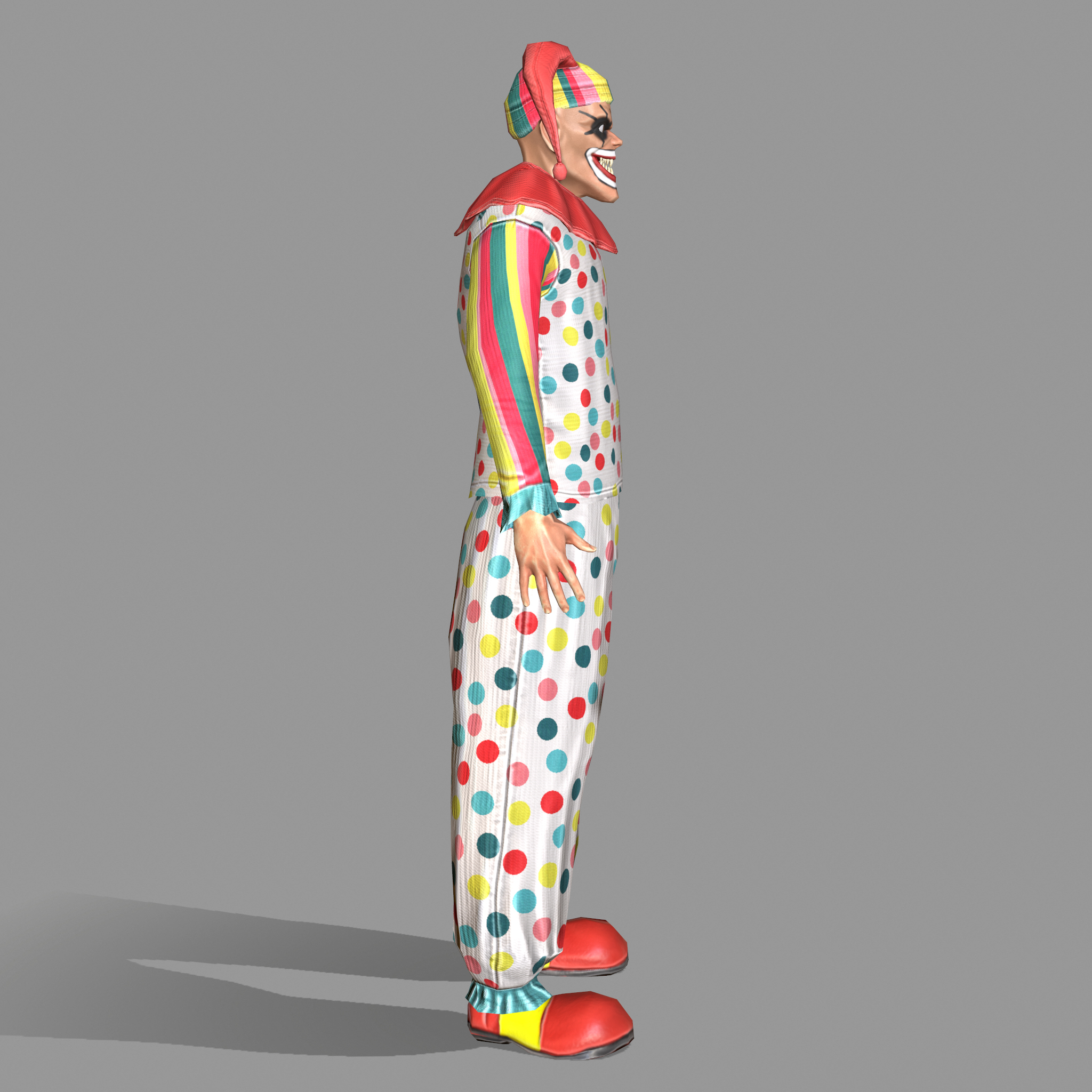 3d modeled clown model