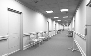 hospital corridor model