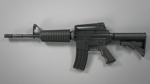 m4 assault rifle 3D