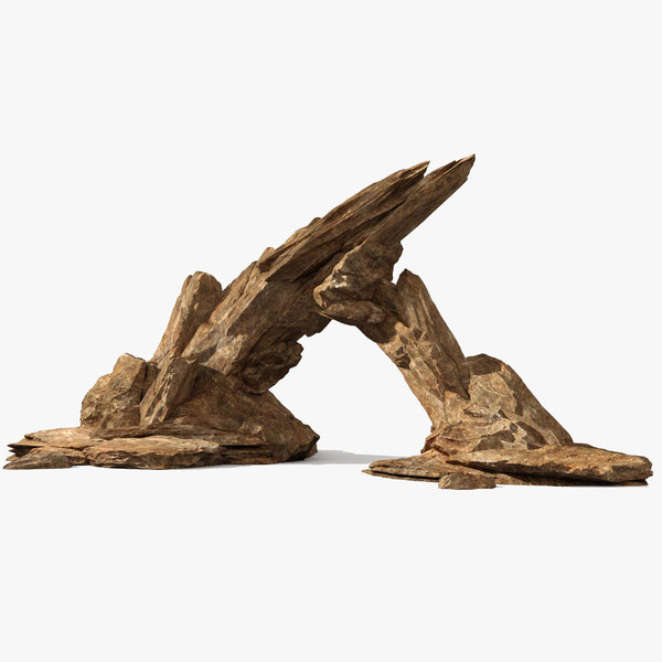 rock arch pile sandstone model