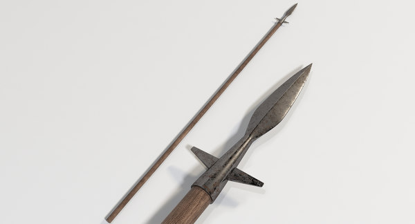 3d Medieval Spear Turbosquid 1276559