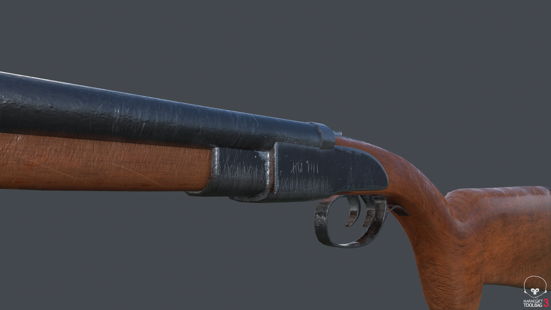 3D модель Двуствольный дробовик - TurboSquid 1276820