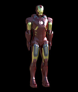 modèle 3D de Gant Iron Man - TurboSquid 1095504