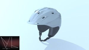 3D ski helmet