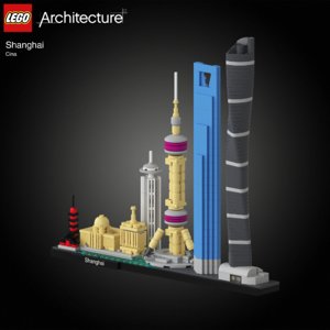 shanghai 21039 lego 3D