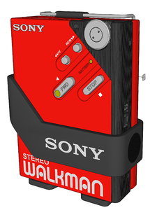3D sony walkman model