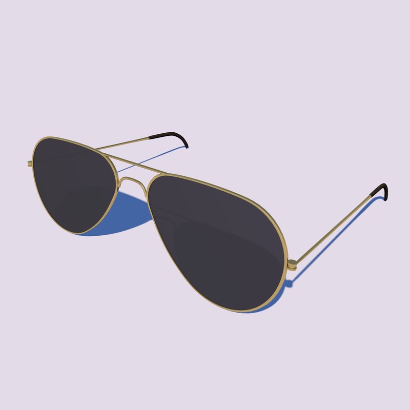 3D sun glasses sunglasses model - TurboSquid 1277051