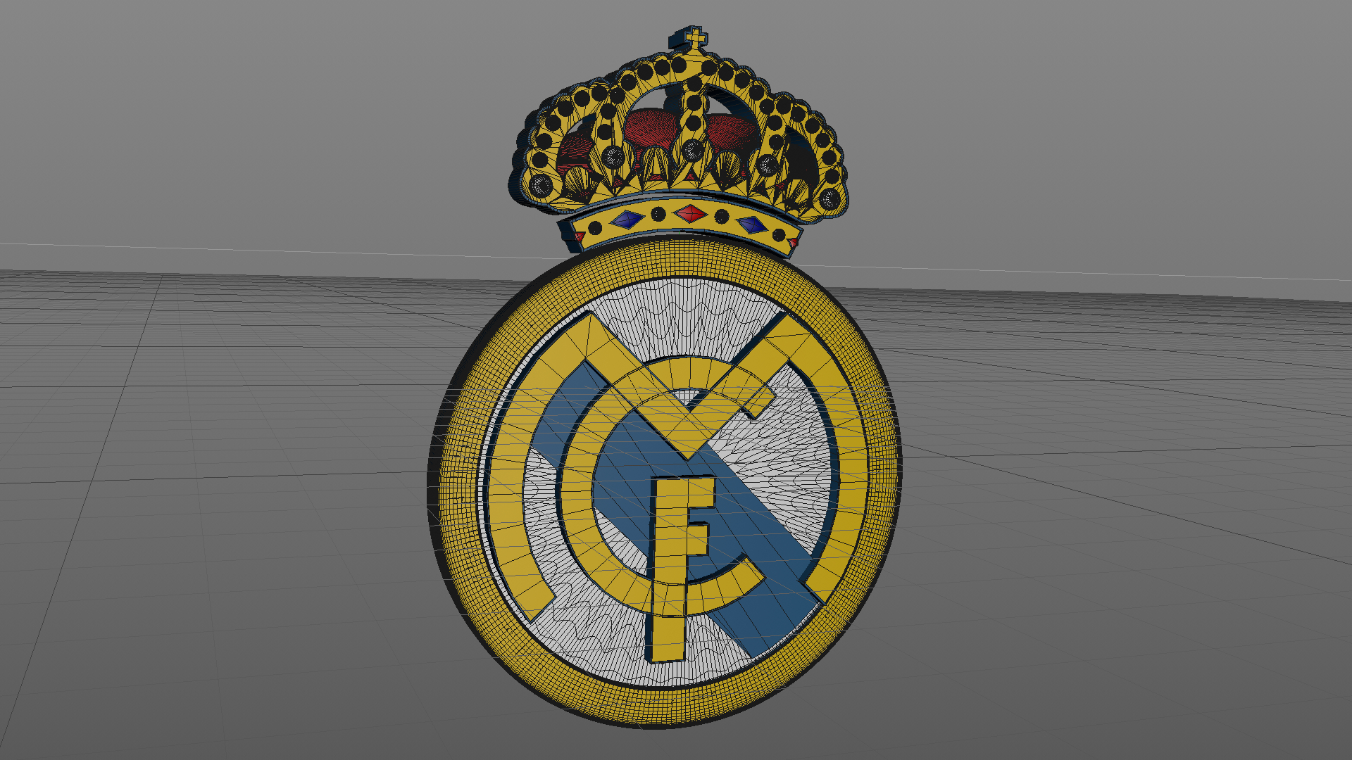 Shield real madrid 3D model - TurboSquid 1277102