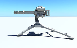 minigun m134 3D model