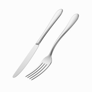 table dinner knife fork 3D model
