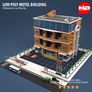 building motel 3D model