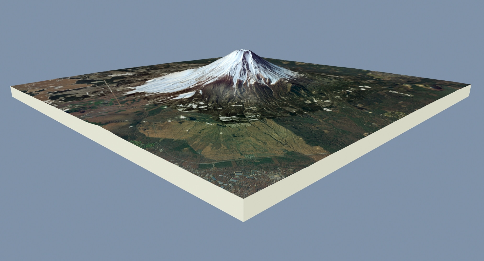 Mount fuji 30 x 3D model - TurboSquid 1277333