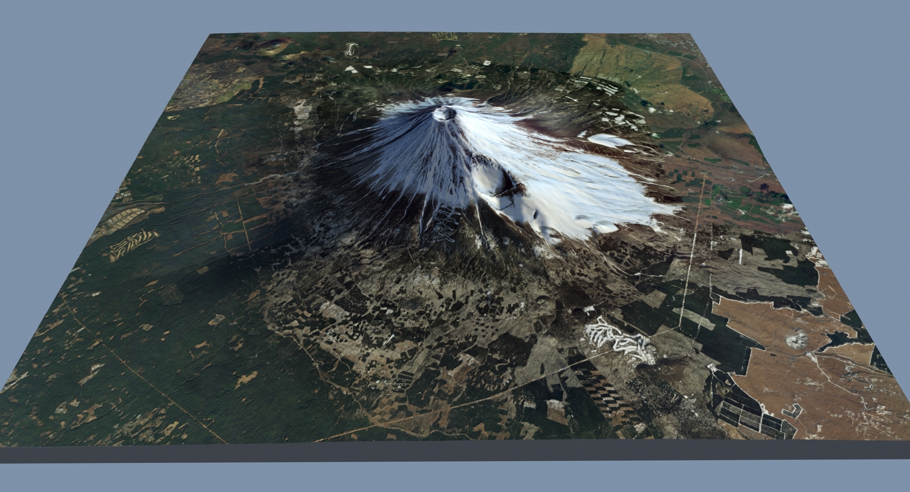 Mount fuji 30 x 3D model TurboSquid 1277333