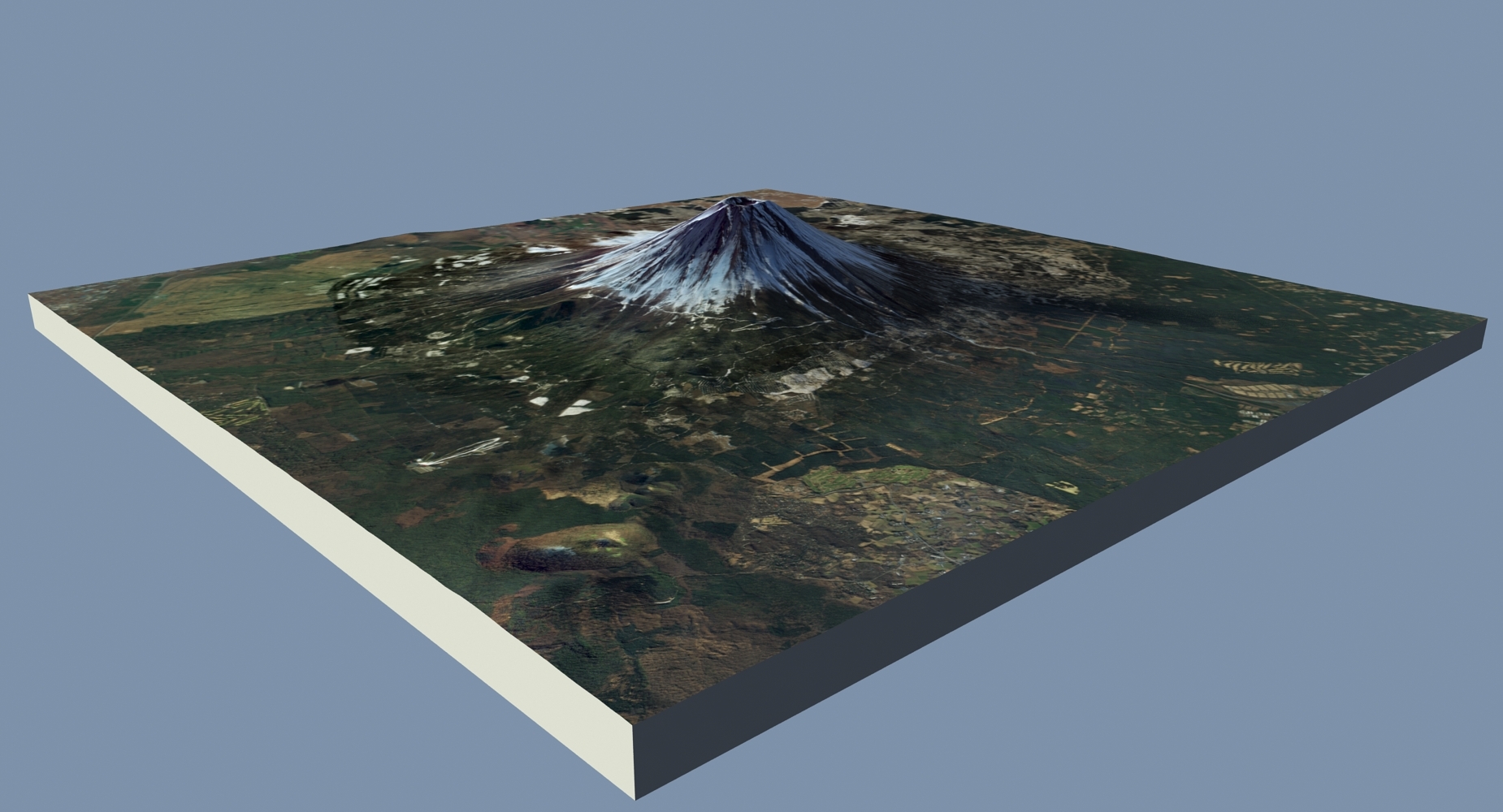 Mount fuji 30 x 3D model - TurboSquid 1277333