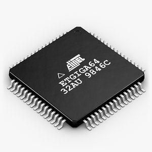 3D electronic chip tqfp 64