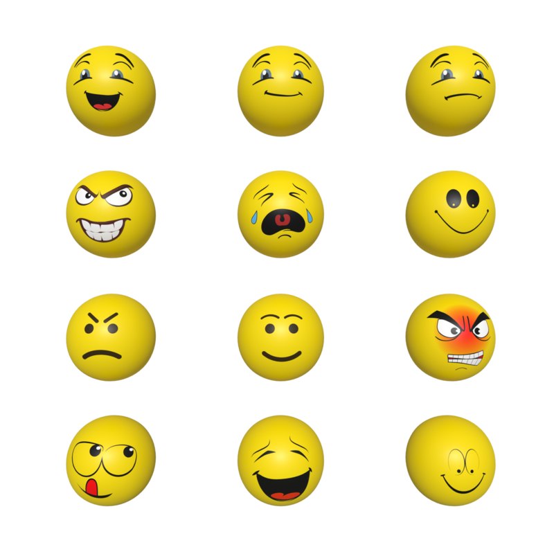 3D smileys pack model - TurboSquid 1277388