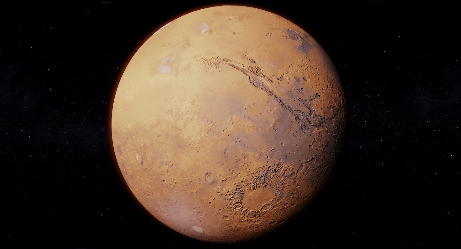 Модель планеты Марс