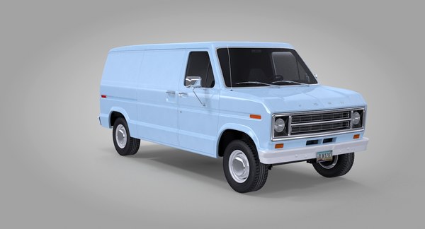 3D модель Ford Econoline Van 1975-1978 