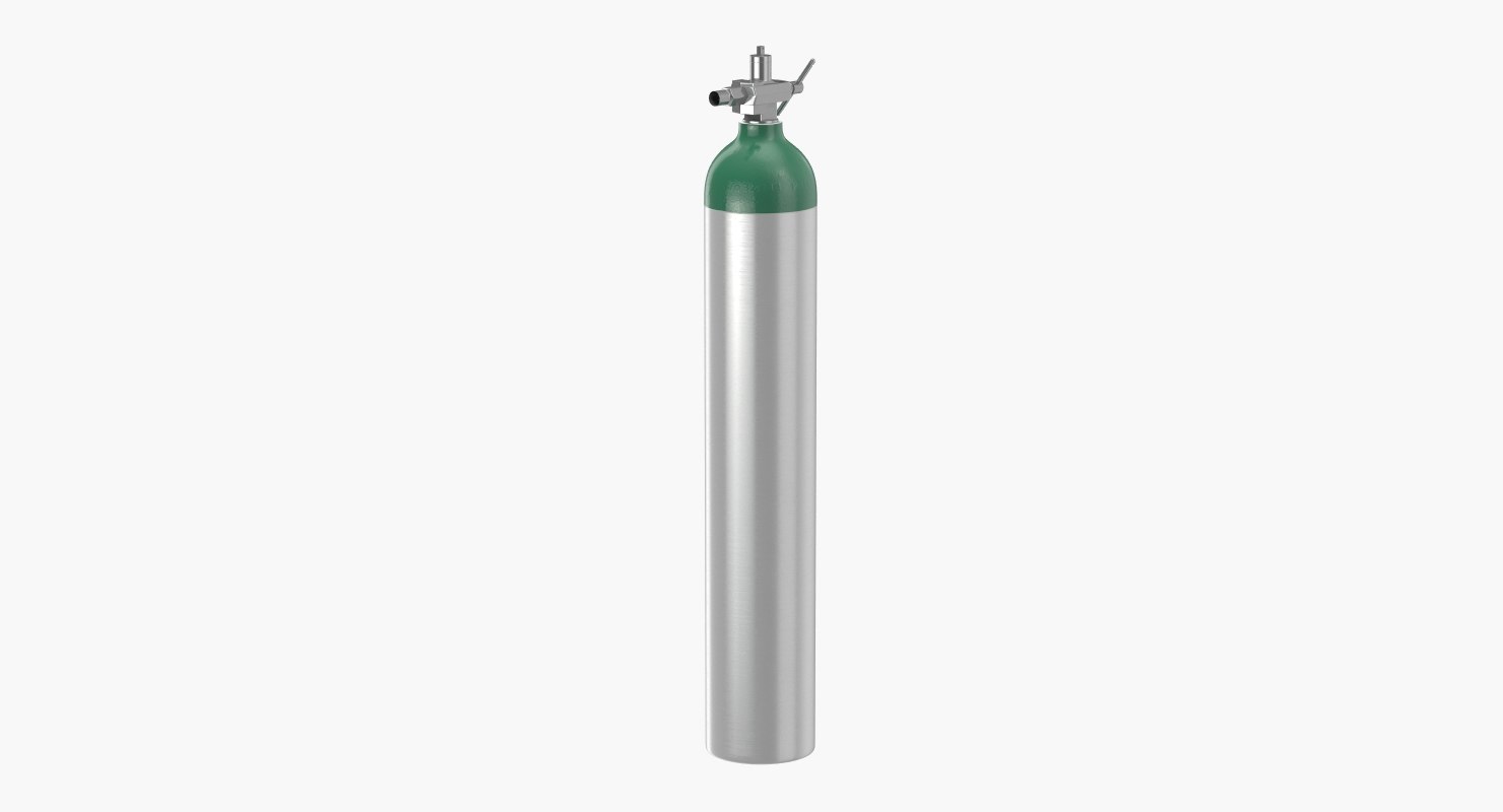 3D oxygen cylinder e-tank model - TurboSquid 1278008