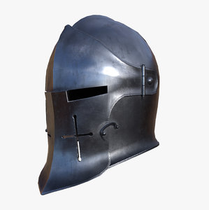 3D medieval helmet