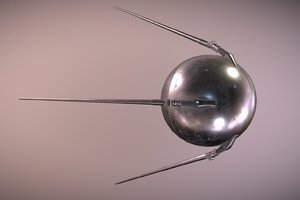 sputnik 1 3D model