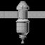 3D spacecraft rocket