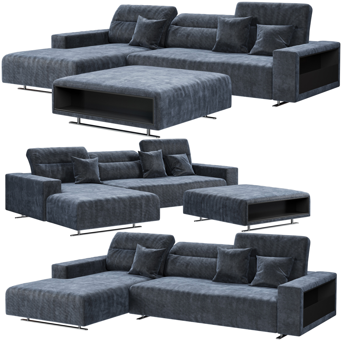 Boconcept Hampton Corner Sofa 3d Turbosquid 1278359